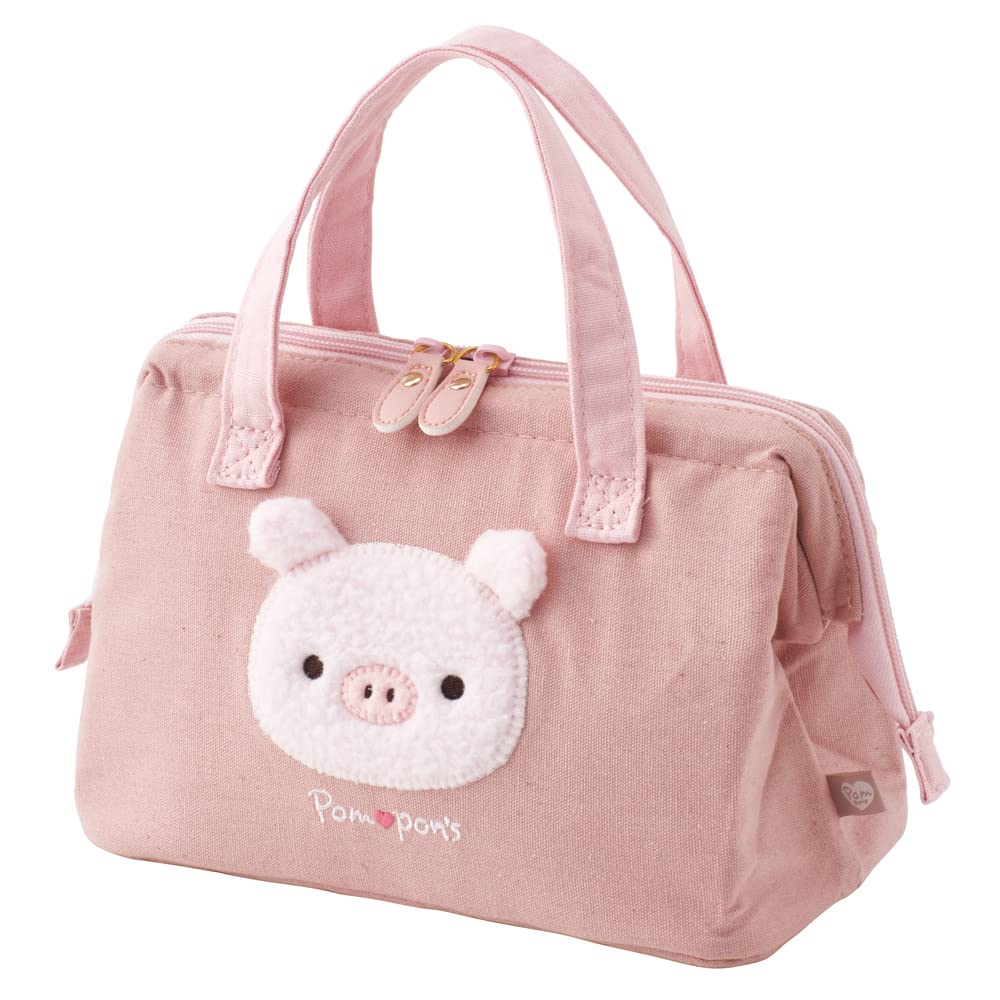 Amazon｜スケーター(Skater) 保冷 がま口 ランチバッグ Pompon's ブタ